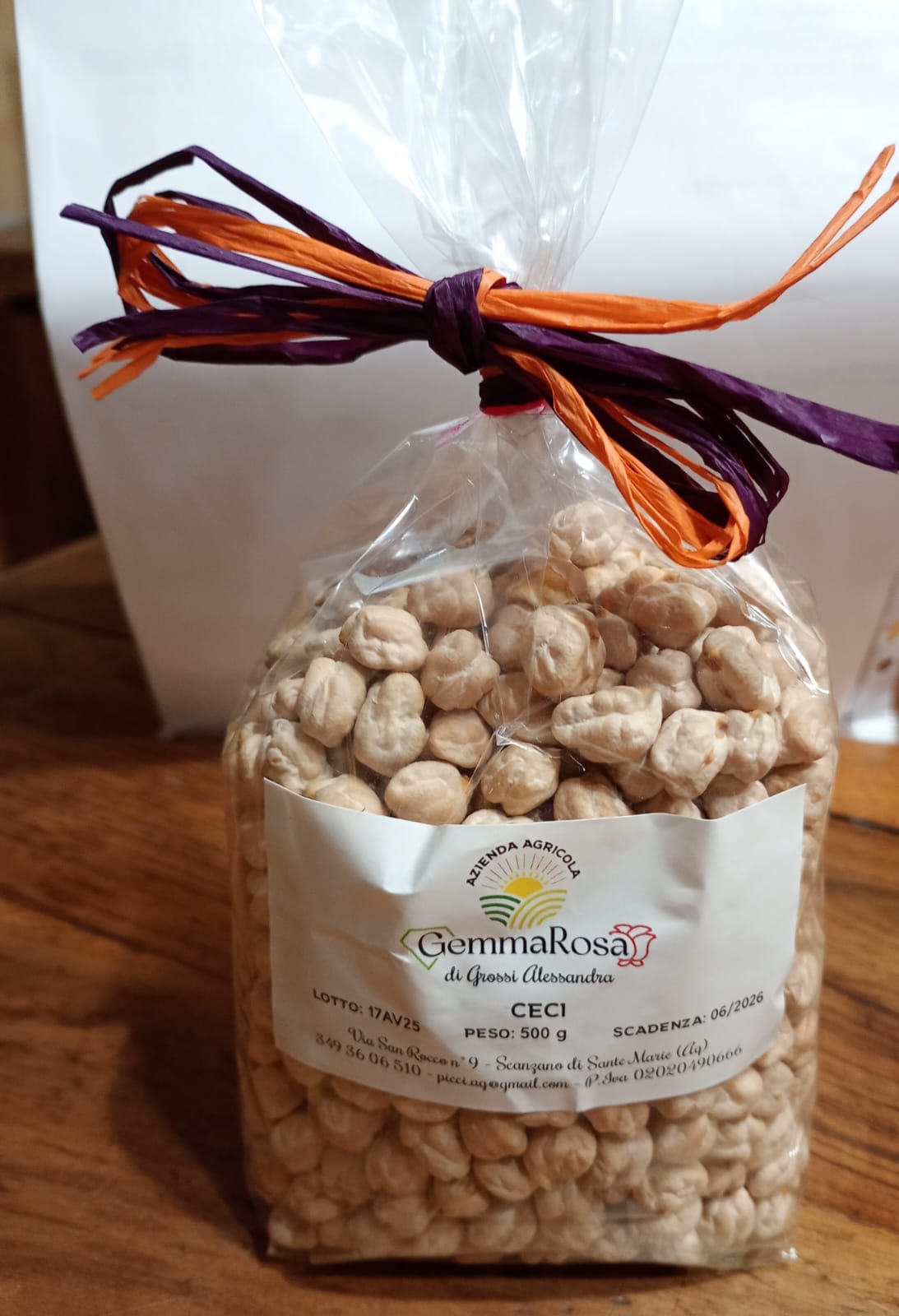 Ceci — Versatili e proteici, per hummus e piatti unici 500 gr.