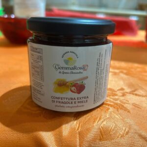 Confettura extra fragole e miele 240 gr