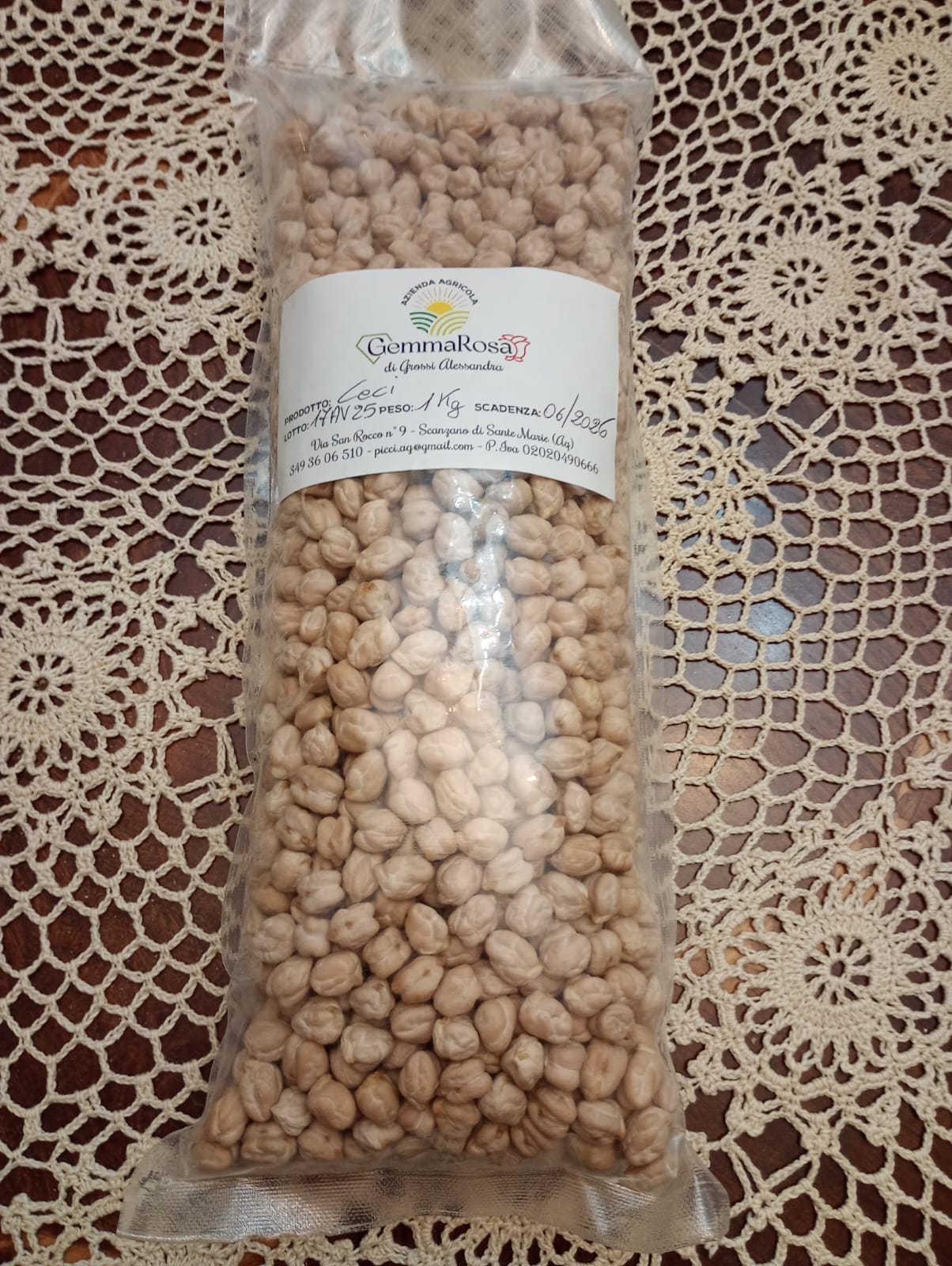 Ceci — Versatili e proteici, per hummus e piatti unici 1 kg